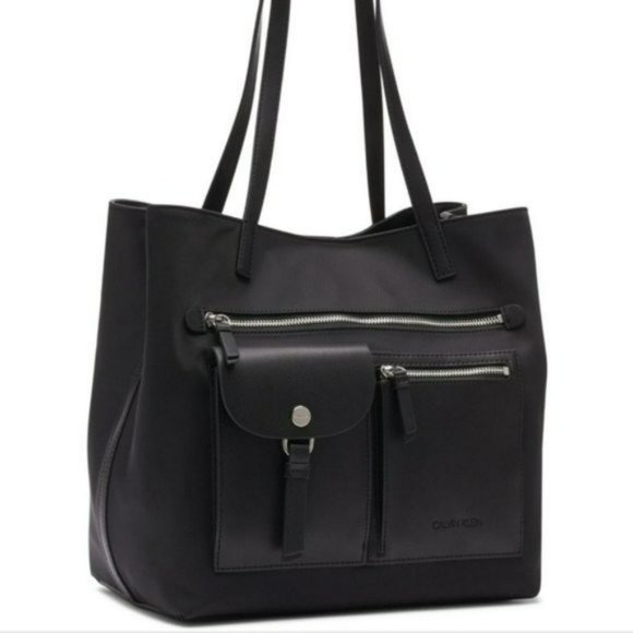 Calvin Klein Rossa Nylon Tote - Picture 2 of 4